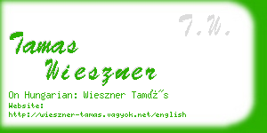 tamas wieszner business card